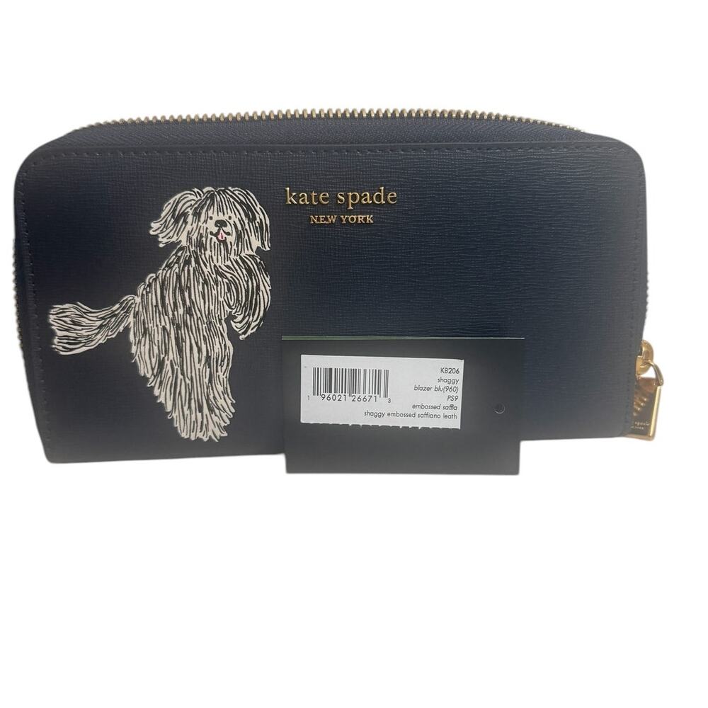 Kate Spade Shaggy Embossed Zip-around Continental Wallet - Picture 7 of 7